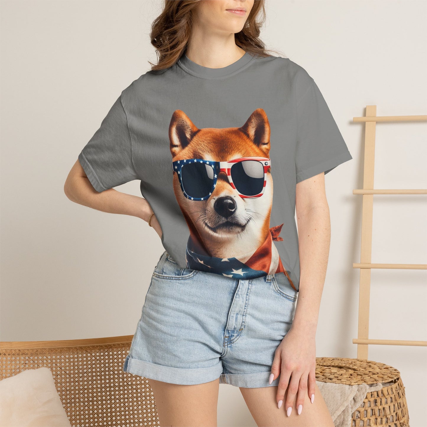 4th of July Dog Breed Shirt T-shirt | Patriotic American Flag Dog Tee