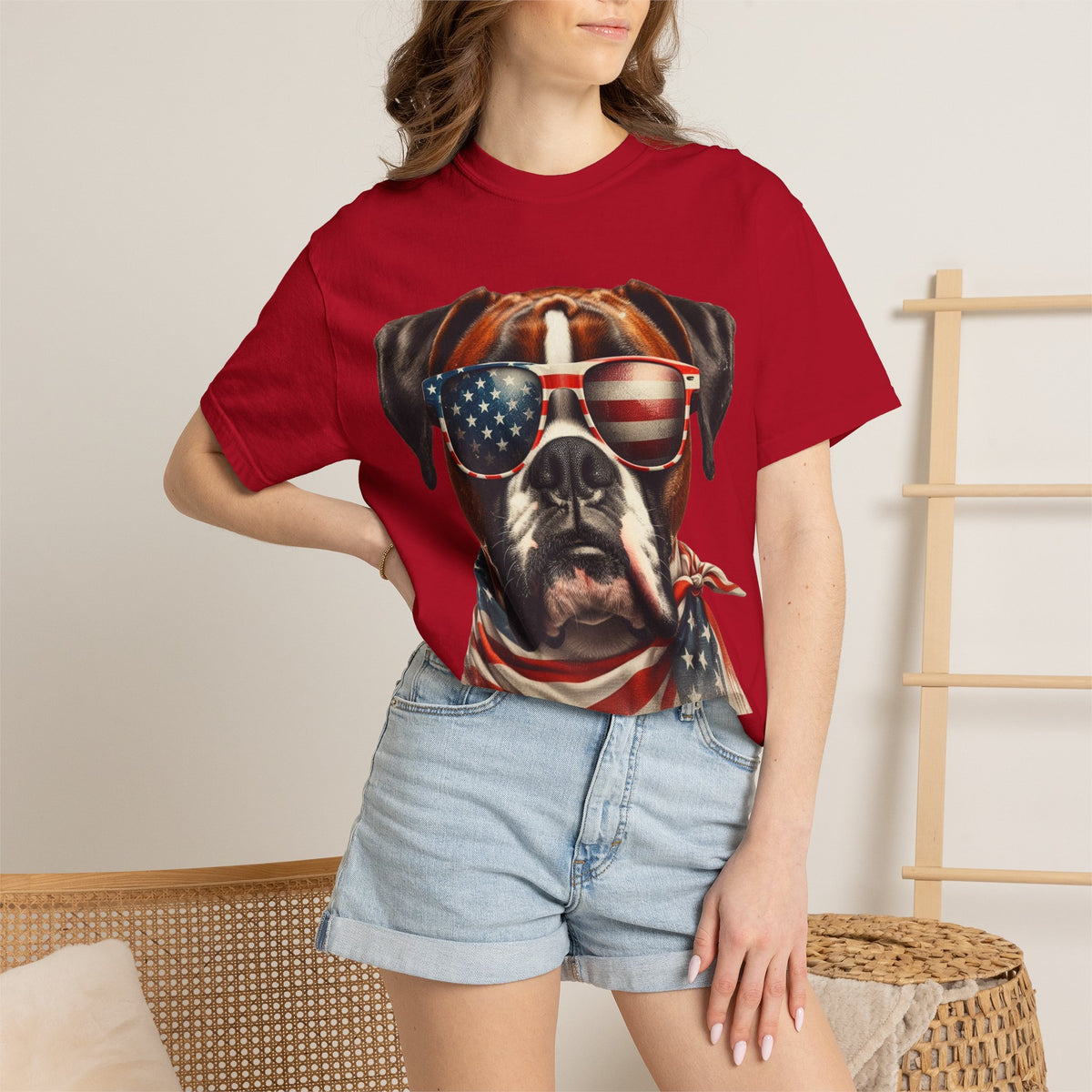 4th of July Dog Breed Shirt T-shirt | Patriotic American Flag Dog Tee