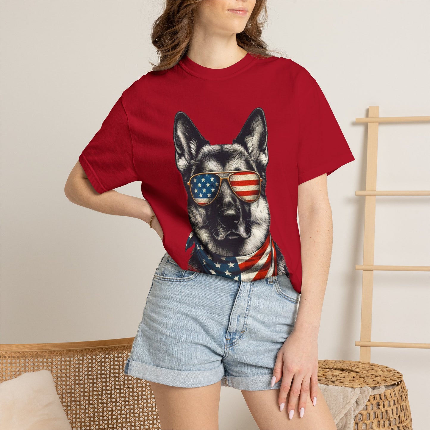 4th of July Dog Breed Shirt T-shirt | Patriotic American Flag Dog Tee
