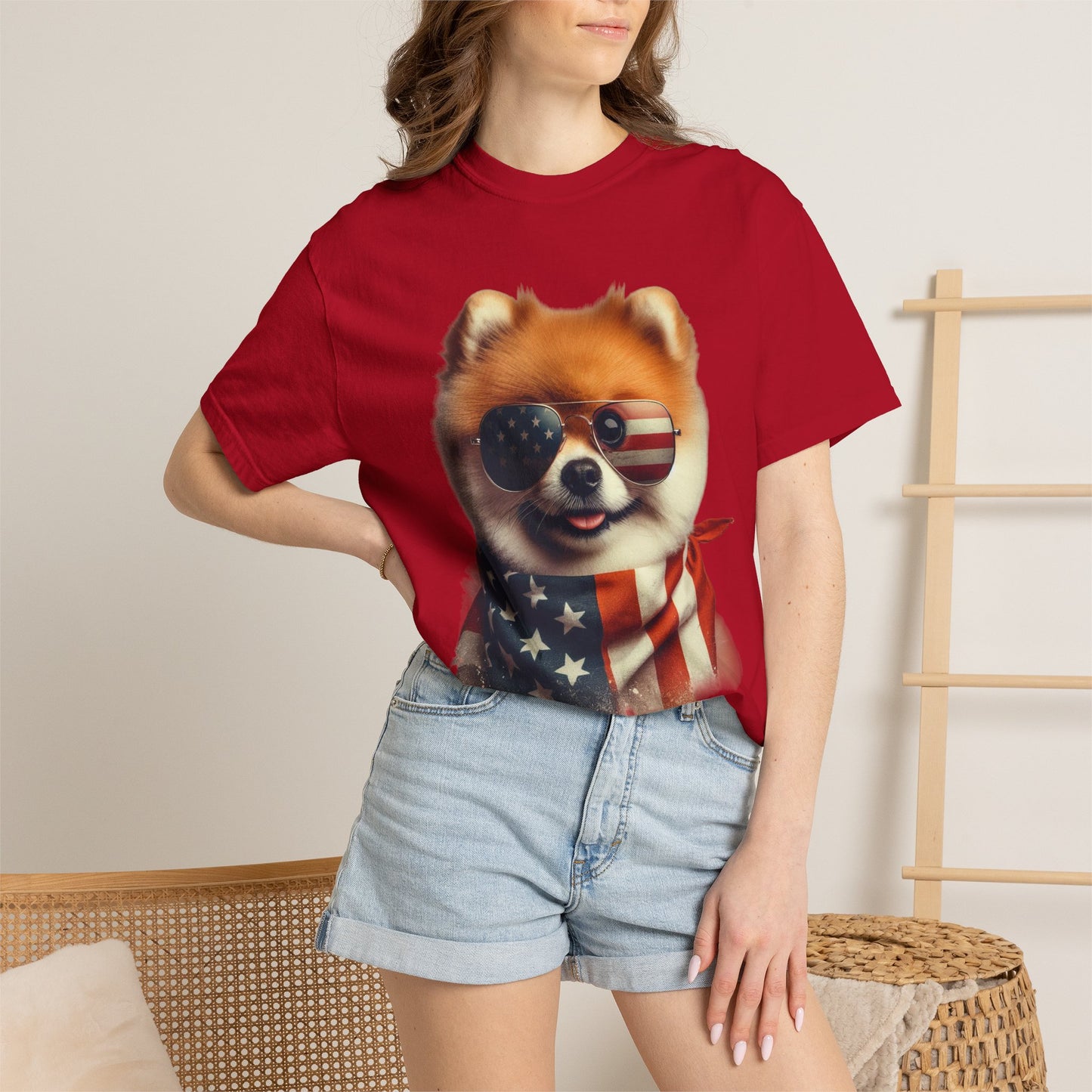 4th of July Dog Breed Shirt T-shirt | Patriotic American Flag Dog Tee