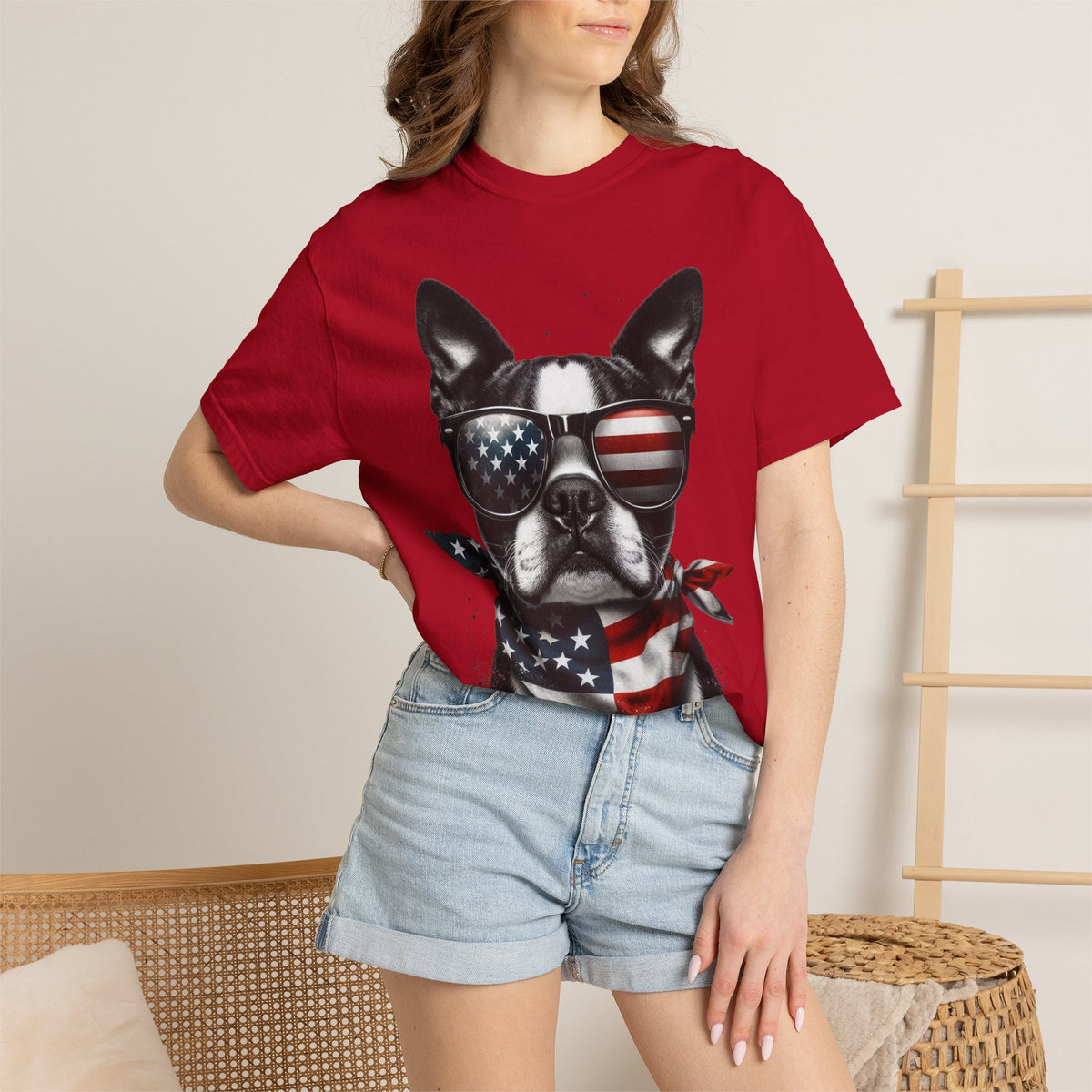 4th of July Dog Breed Shirt T-shirt | Patriotic American Flag Dog Tee