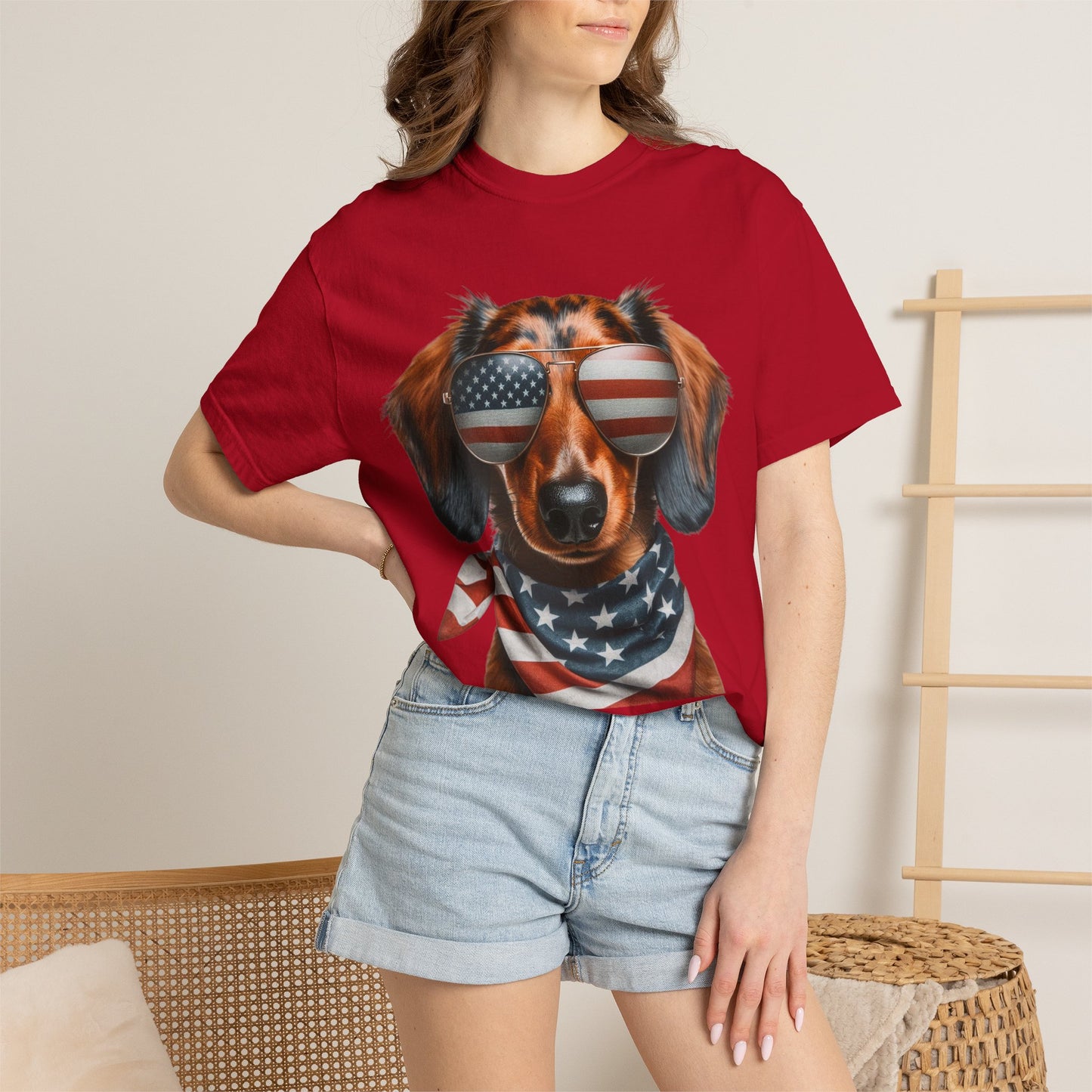 4th of July Dog Breed Shirt T-shirt | Patriotic American Flag Dog Tee