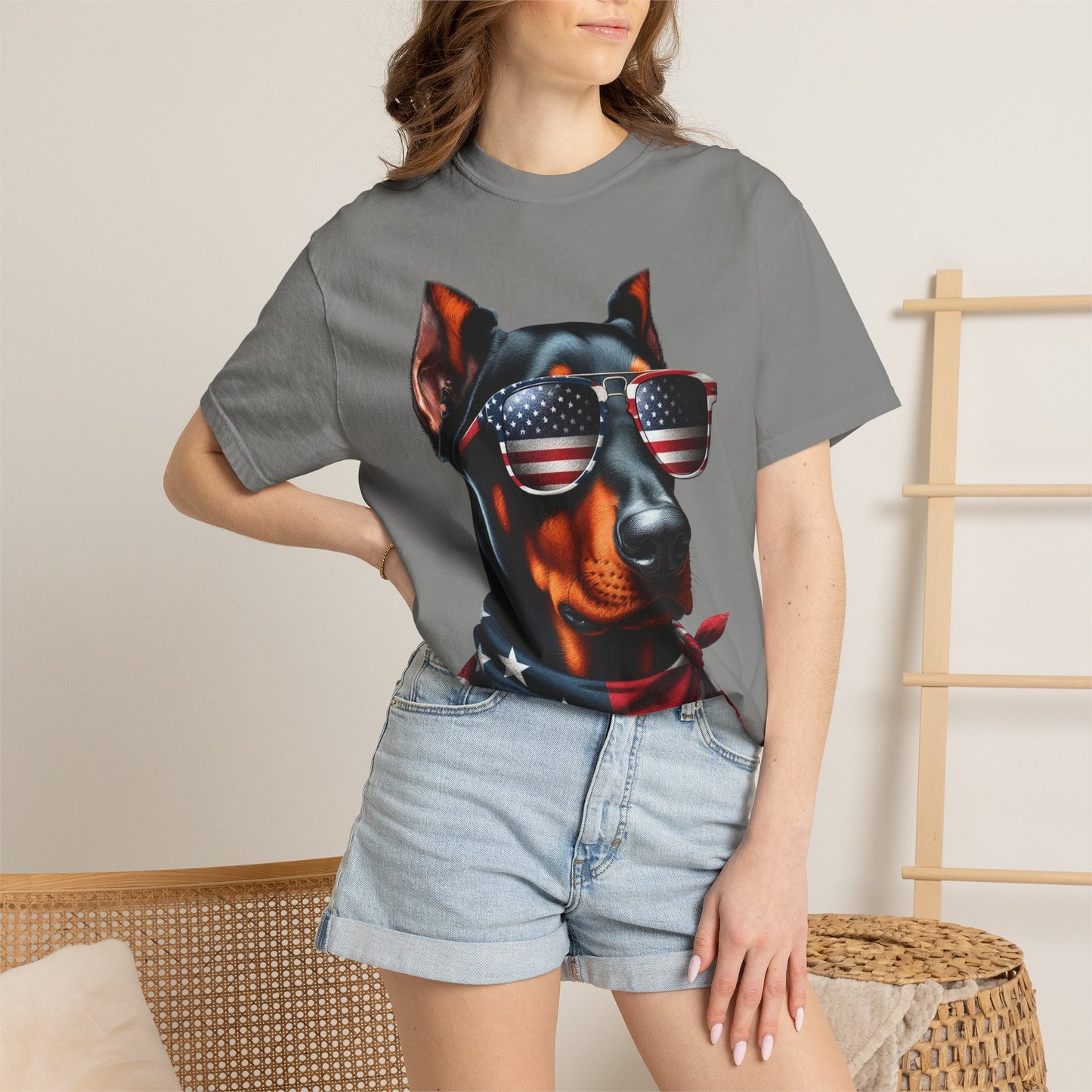 4th of July Dog Breed Shirt T-shirt | Patriotic American Flag Dog Tee