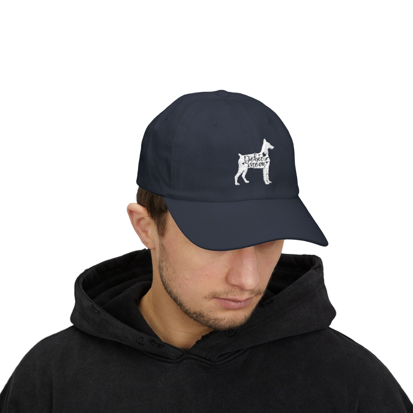 Doberman Mom Embroidered Hat — Classic Cap for Dog Moms
