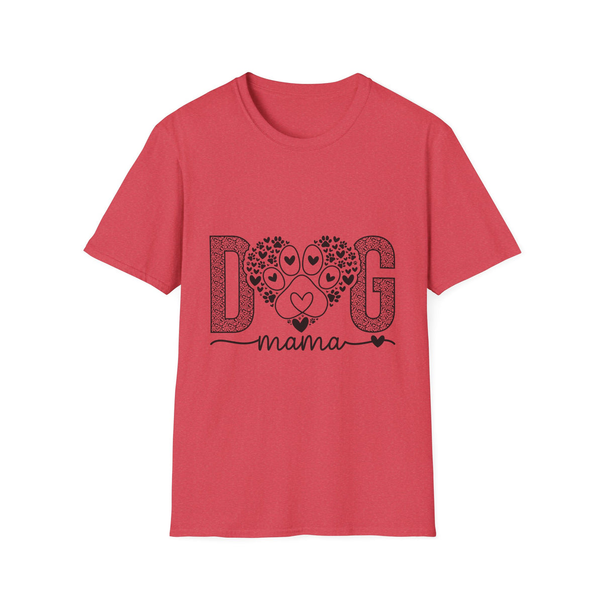 Dog Mama heart paw graphic T-Shirt | Pet lover tee