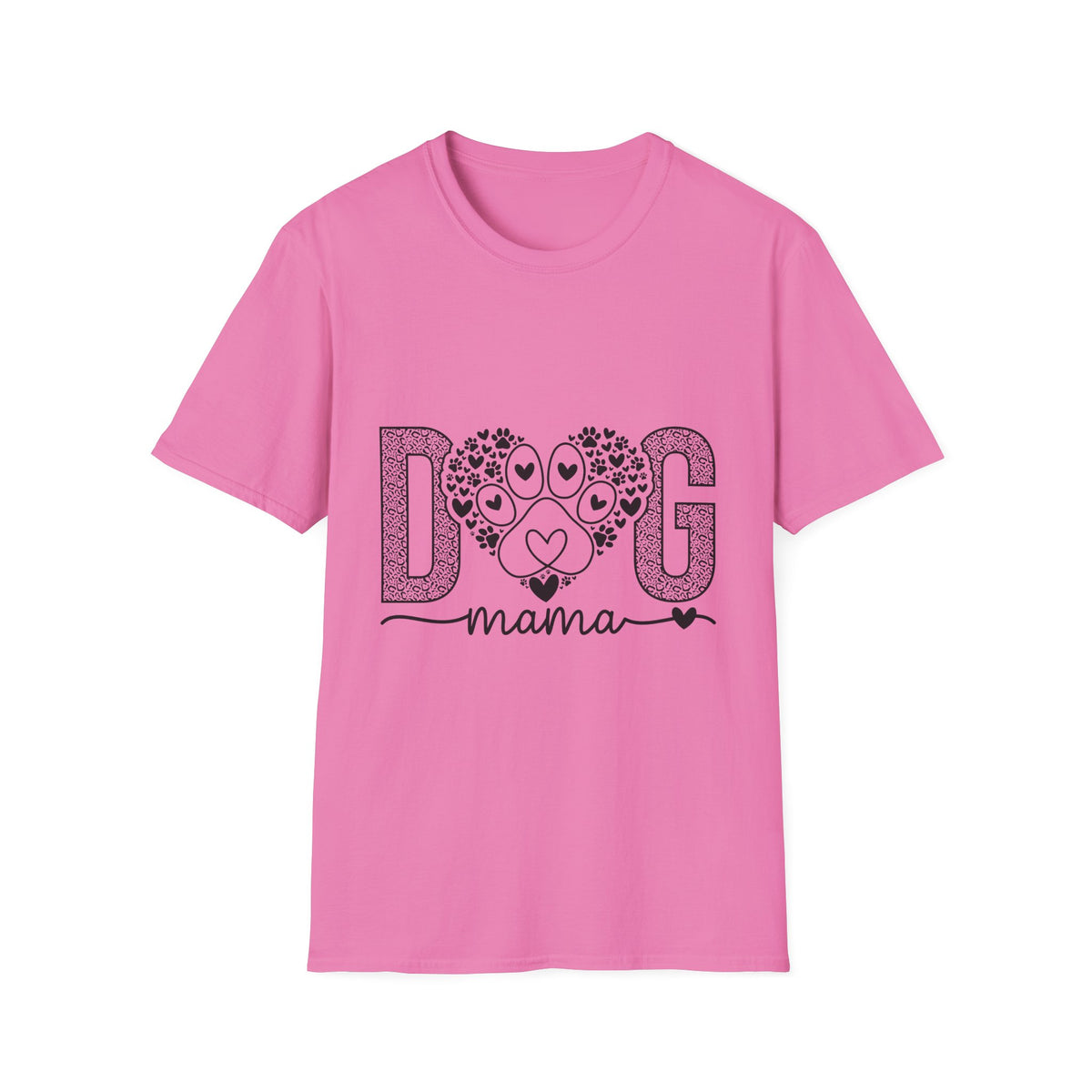 Dog Mama heart paw graphic T-Shirt | Pet lover tee