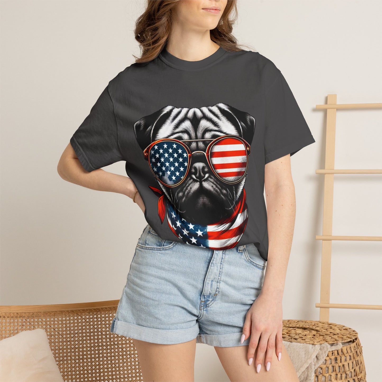 4th of July Dog Breed Shirt T-shirt | Patriotic American Flag Dog Tee