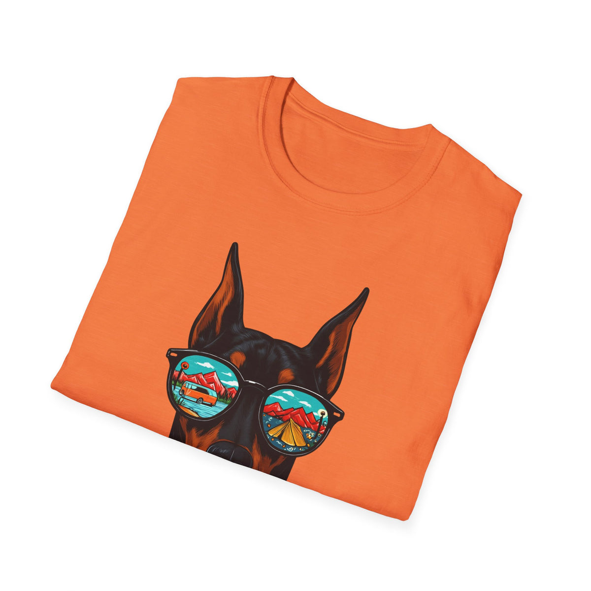 Doberman with Sunglasses T-Shirt | Doberman Art, Summer Vibes