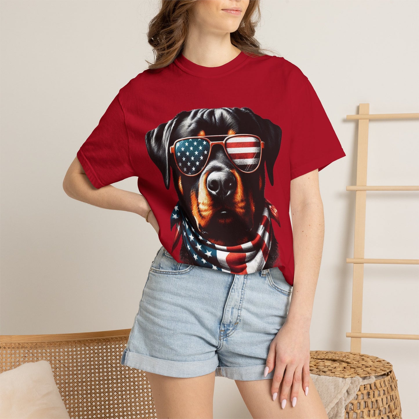 4th of July Dog Breed Shirt T-shirt | Patriotic American Flag Dog Tee