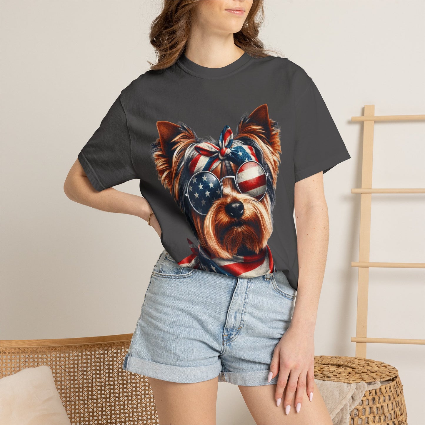 4th of July Dog Breed Shirt T-shirt | Patriotic American Flag Dog Tee