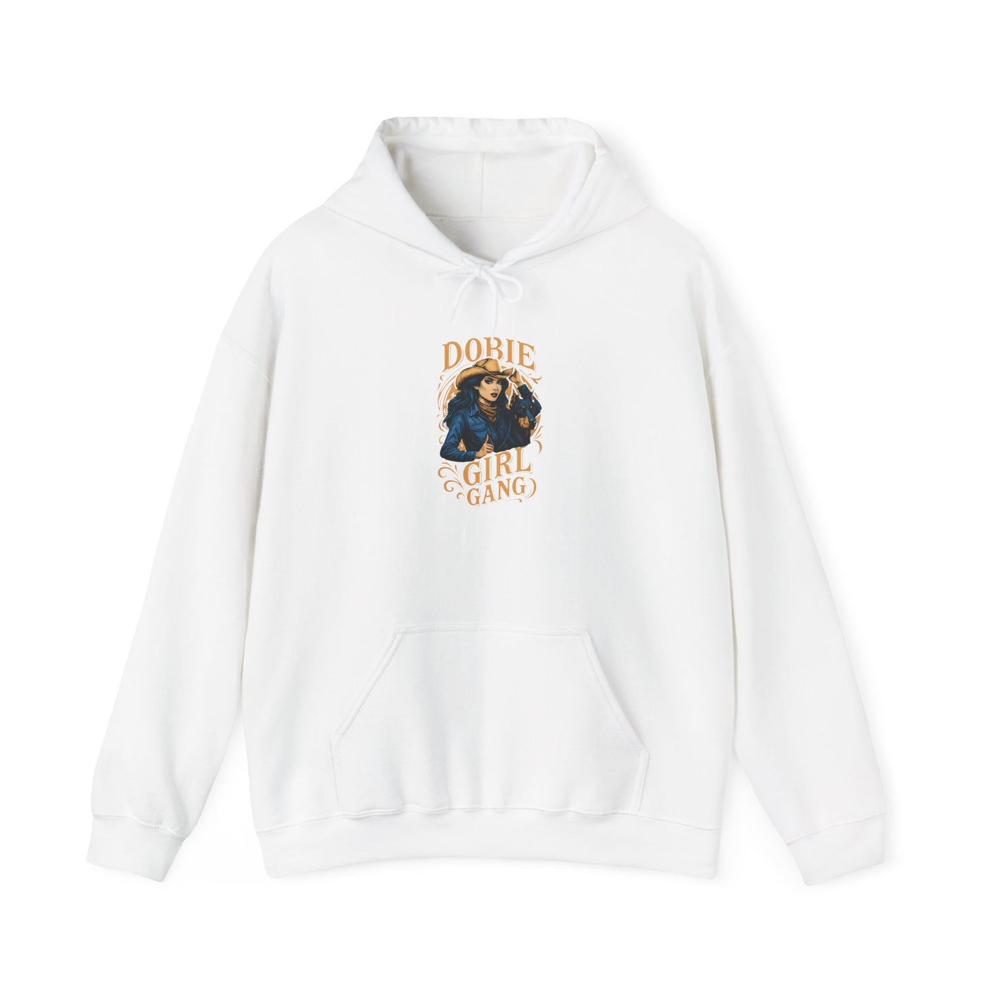 Doberman Girl Gang Hoodie – Cute Dobie Dog Graphic Pullover for Dog Lovers
