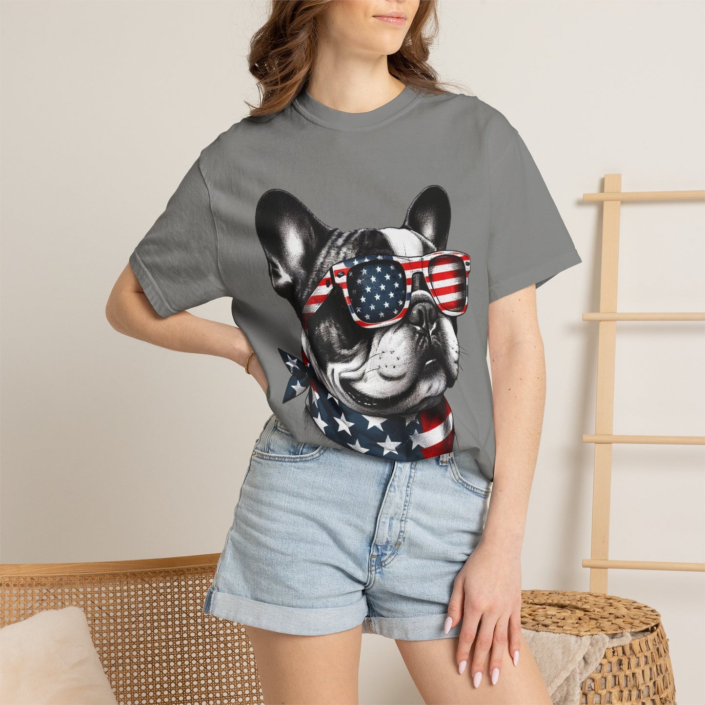 4th of July Dog Breed Shirt T-shirt | Patriotic American Flag Dog Tee