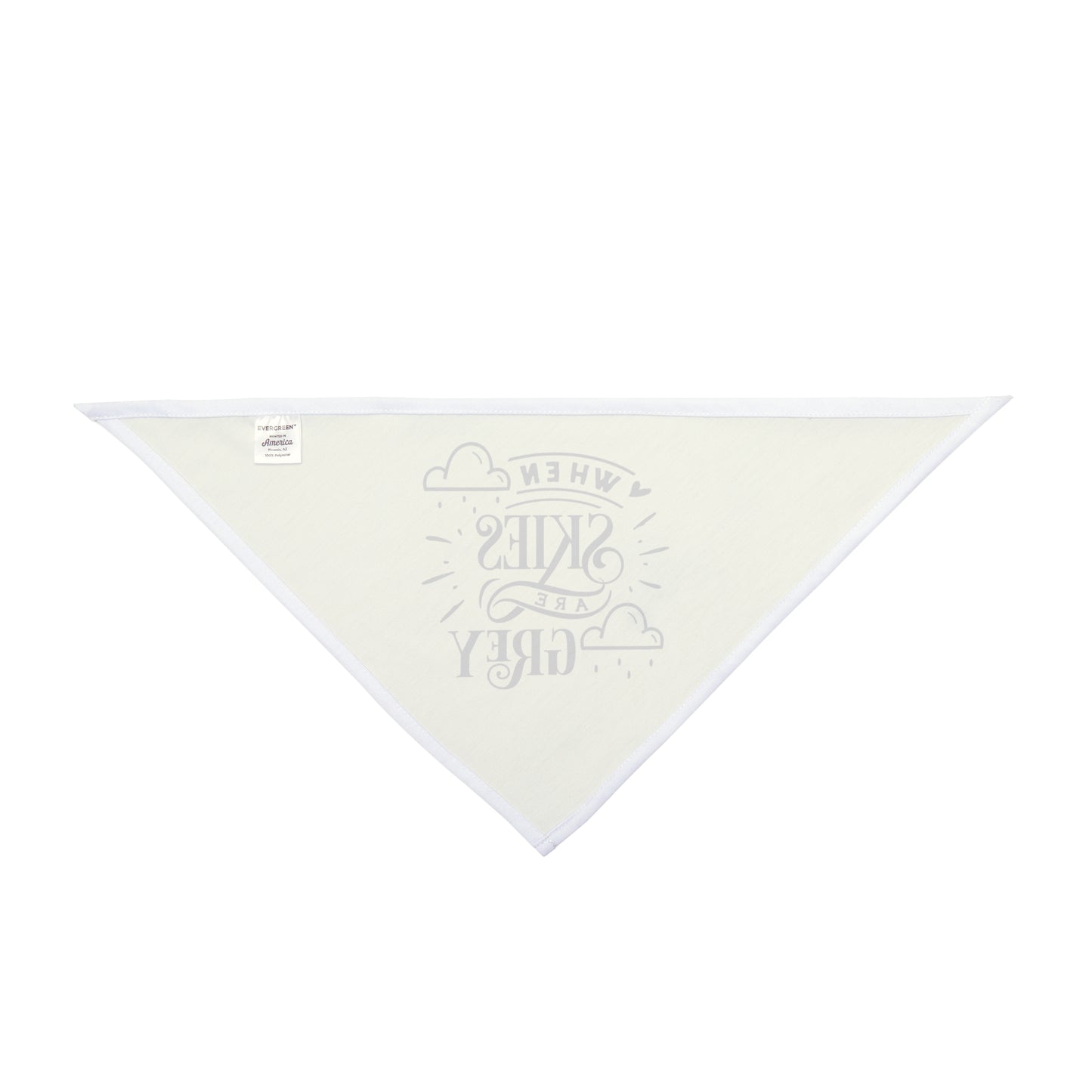 Mommy & Me Pet Bandana | When Skies are Grey (You Make Me Happy)