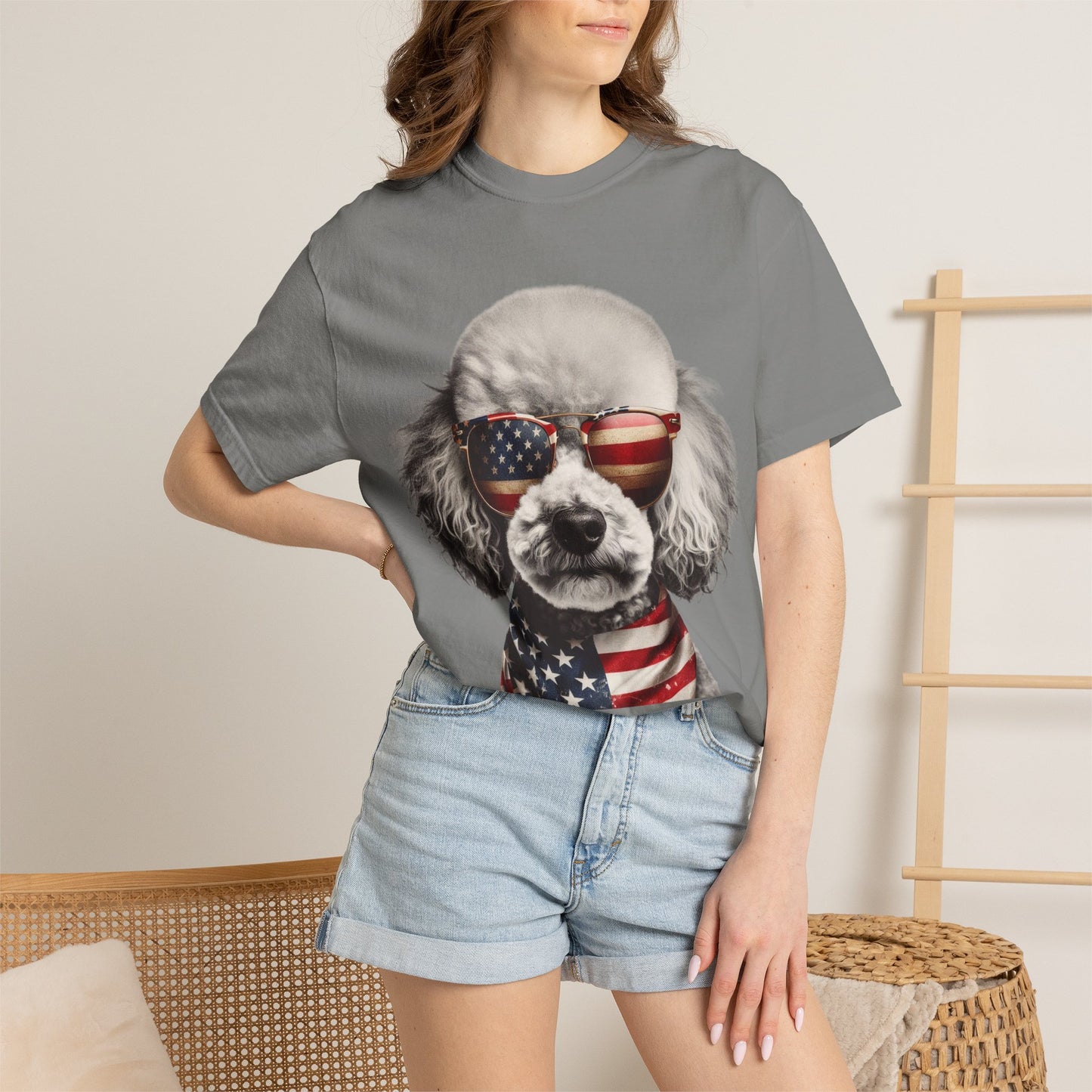 4th of July Dog Breed Shirt T-shirt | Patriotic American Flag Dog Tee