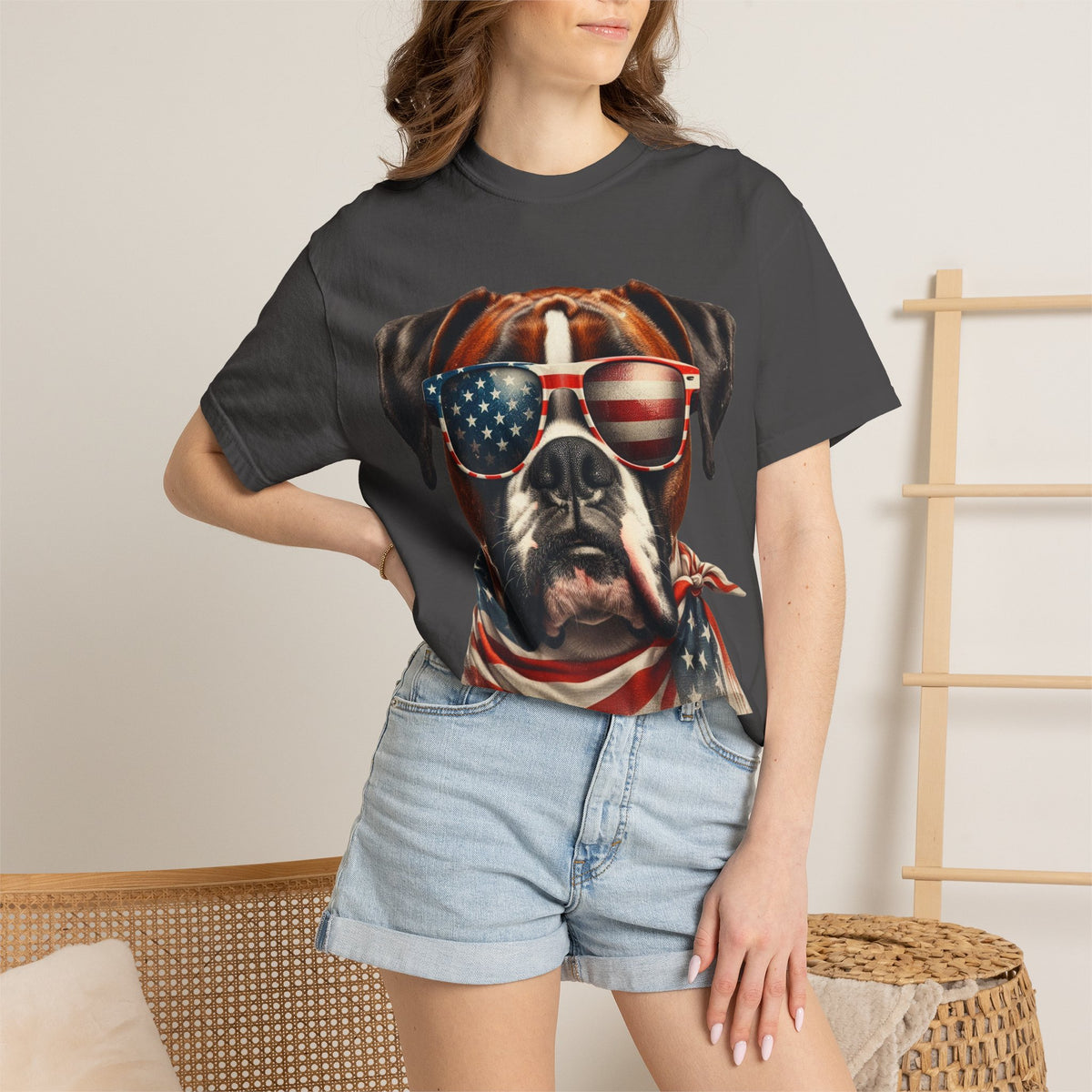 4th of July Dog Breed Shirt T-shirt | Patriotic American Flag Dog Tee