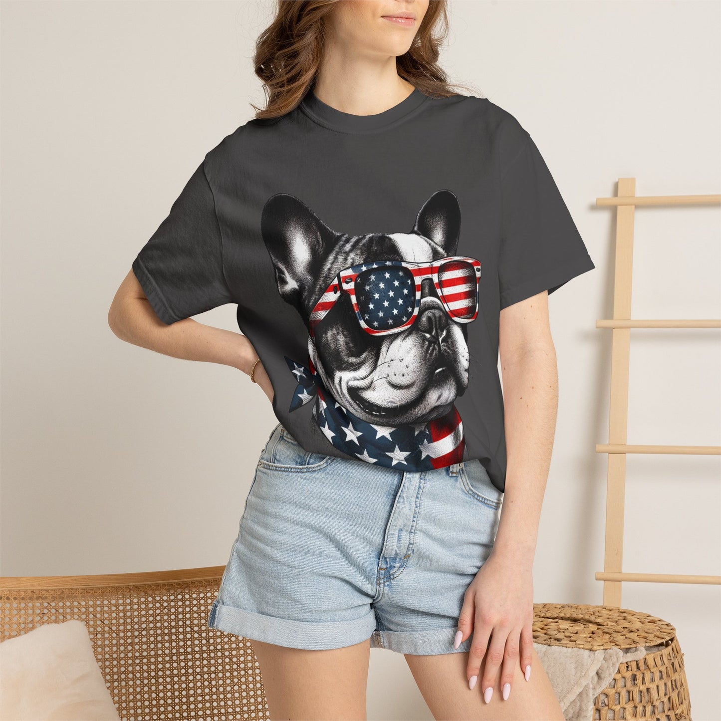 4th of July Dog Breed Shirt T-shirt | Patriotic American Flag Dog Tee