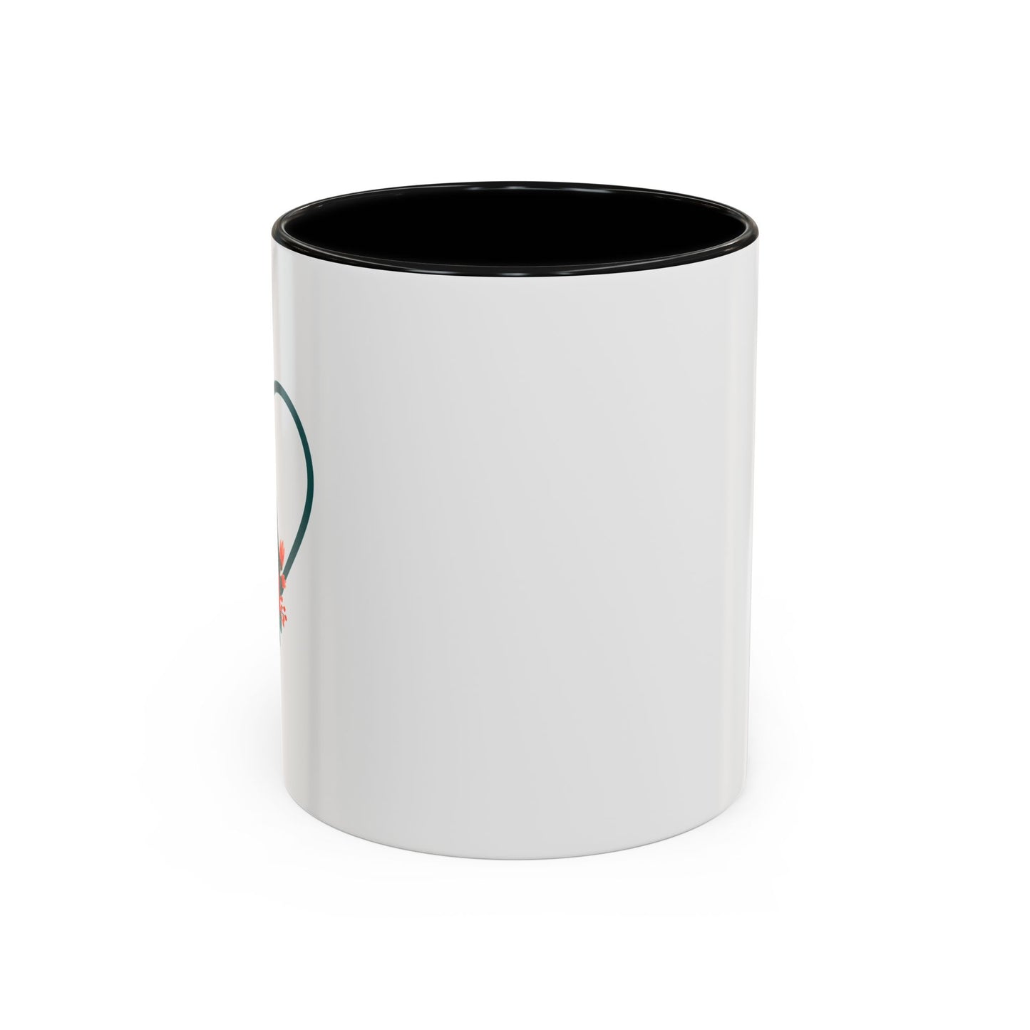 Coffee Mug - Doberman Heart and Flower Design