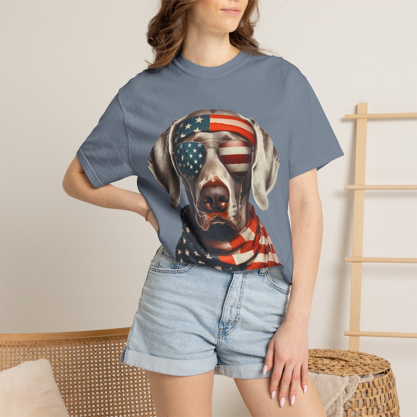 4th of July Dog Breed Shirt T-shirt | Patriotic American Flag Dog Tee