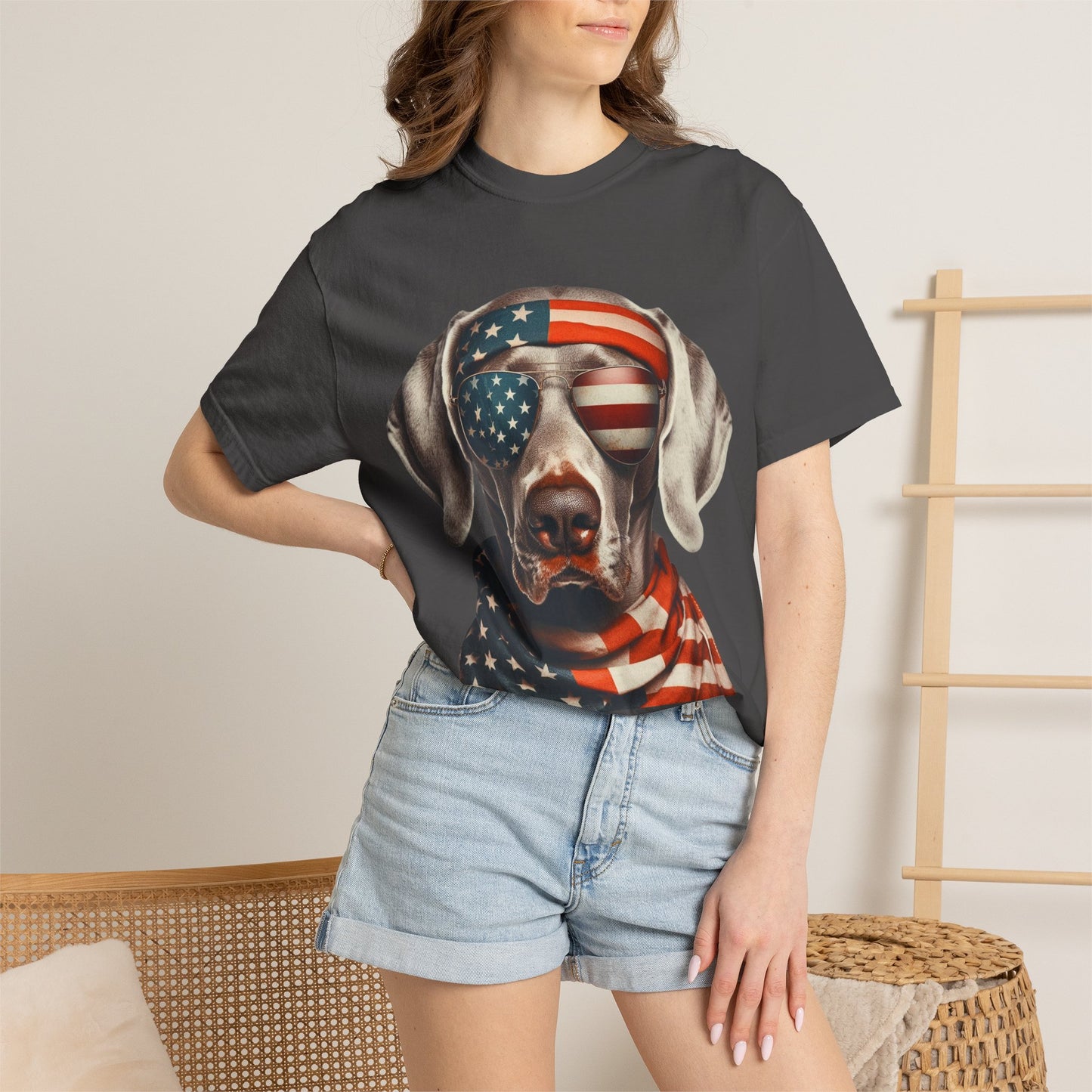 4th of July Dog Breed Shirt T-shirt | Patriotic American Flag Dog Tee