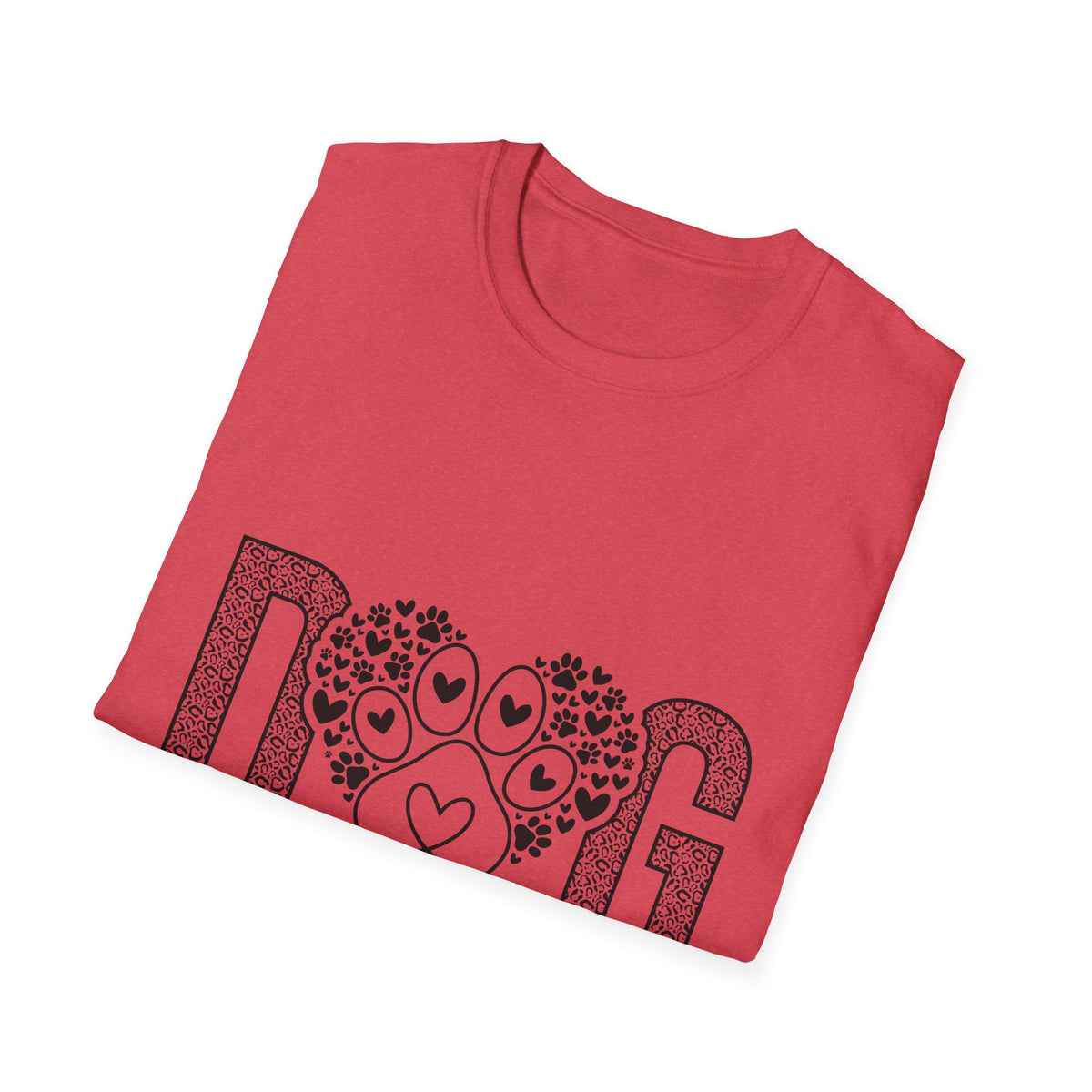 Dog Mama heart paw graphic T-Shirt | Pet lover tee