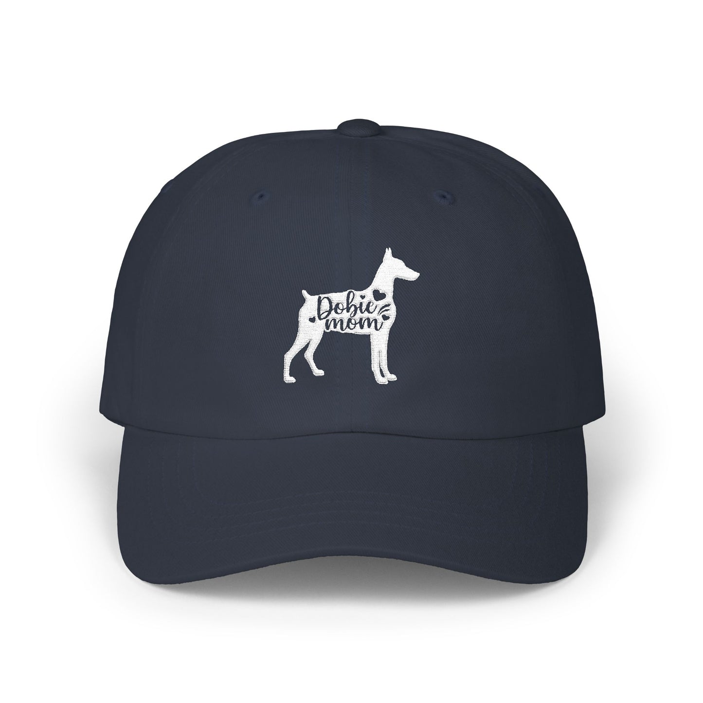 Doberman Mom Embroidered Hat — Classic Cap for Dog Moms