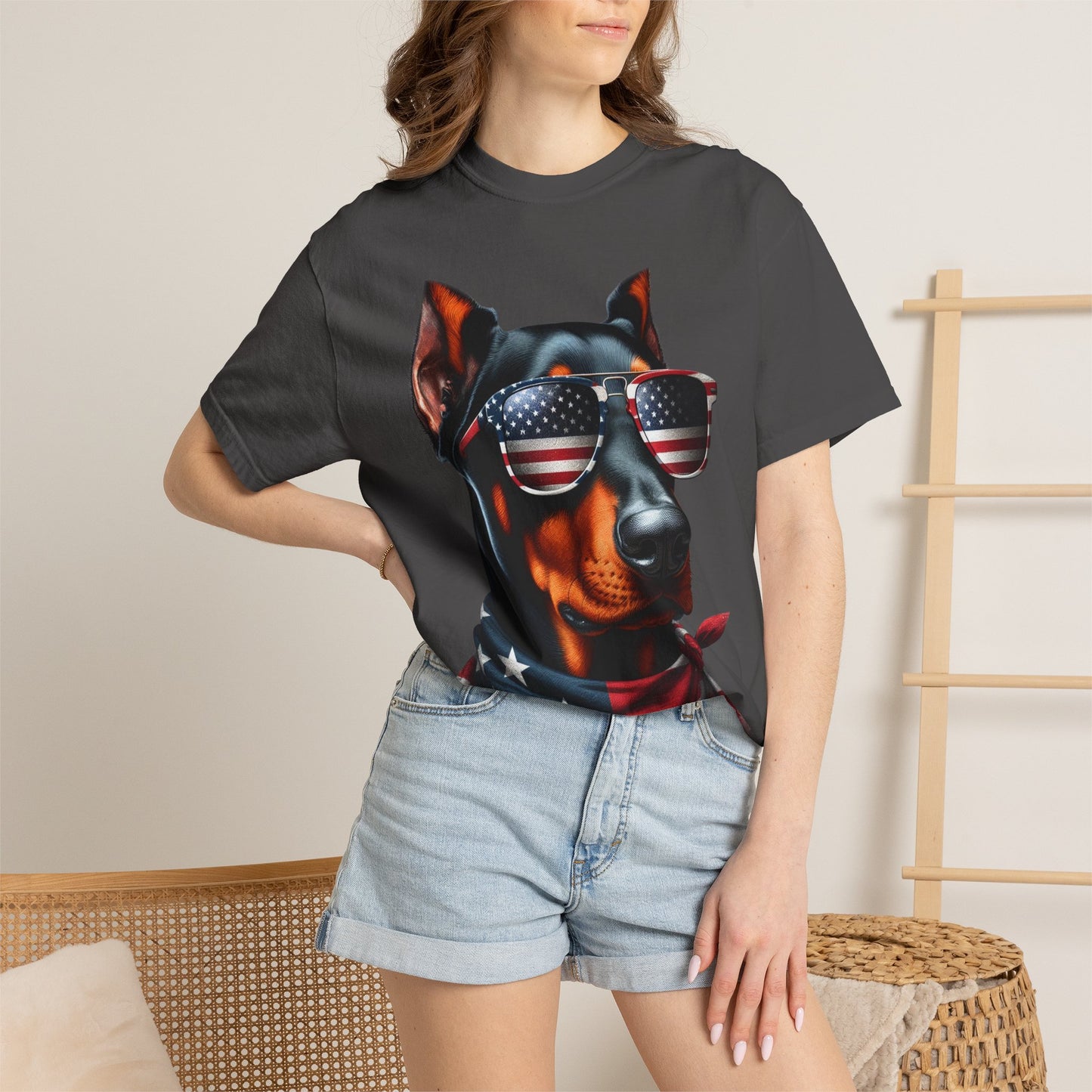 4th of July Dog Breed Shirt T-shirt | Patriotic American Flag Dog Tee