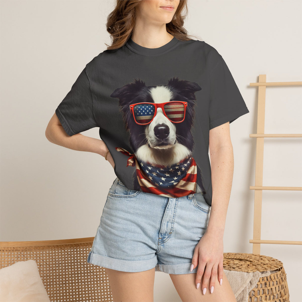 4th of July Dog Breed Shirt T-shirt | Patriotic American Flag Dog Tee