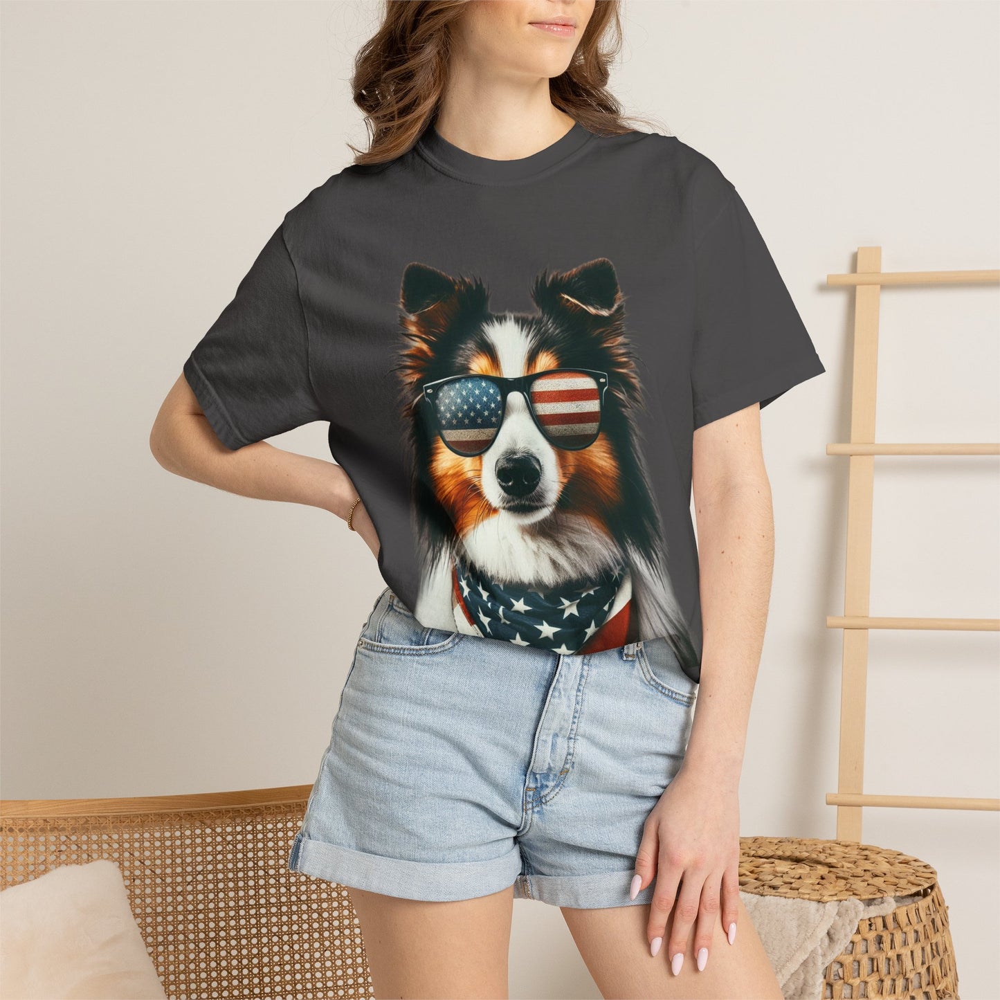 4th of July Dog Breed Shirt T-shirt | Patriotic American Flag Dog Tee