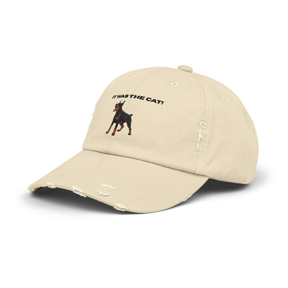 It was the Cat! | Distressed Baseball Hat