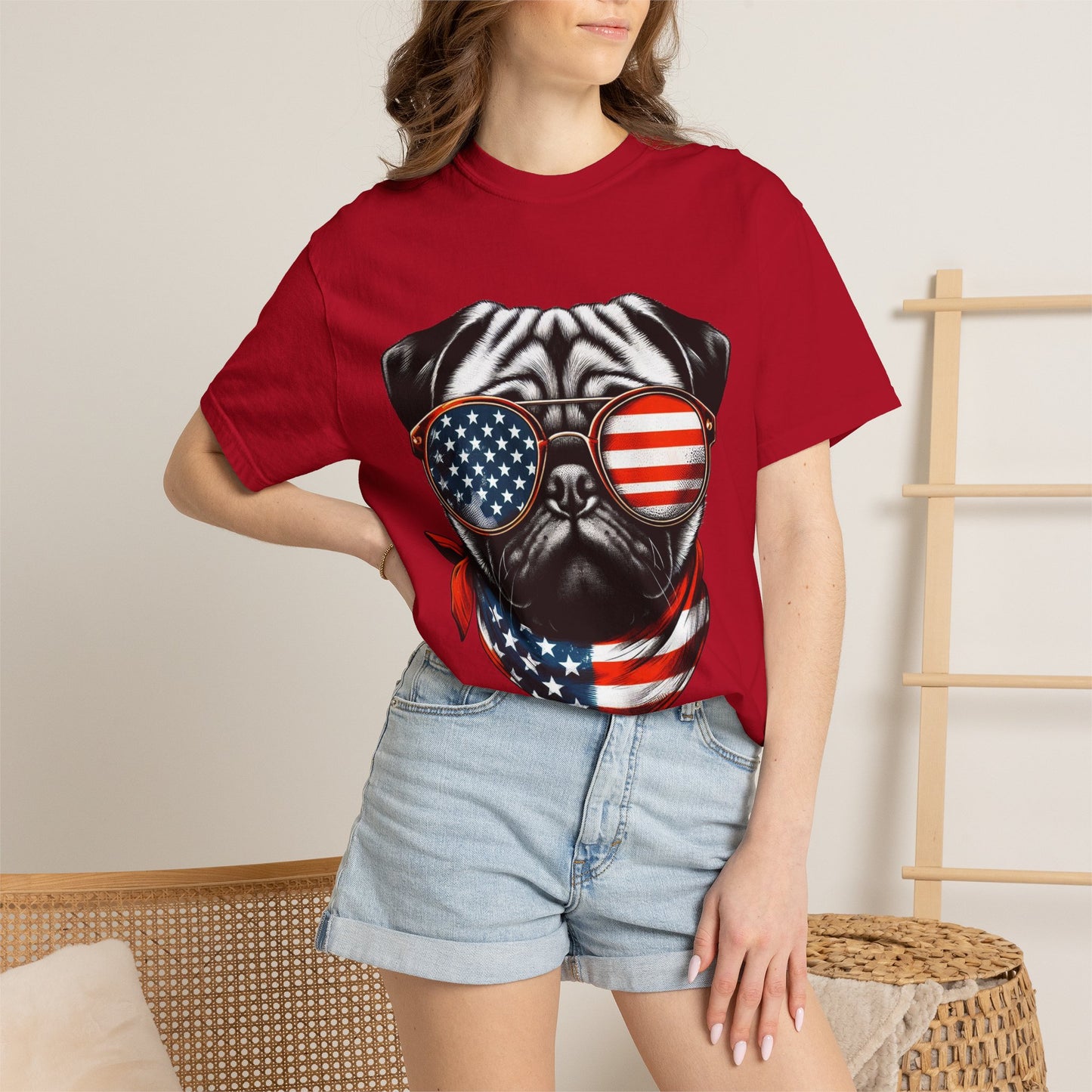 4th of July Dog Breed Shirt T-shirt | Patriotic American Flag Dog Tee