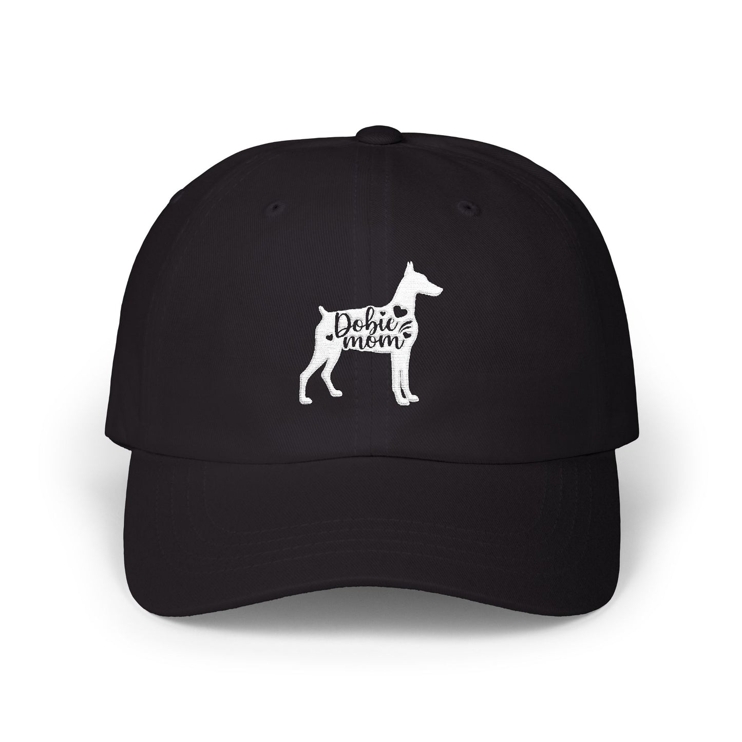 Doberman Mom Embroidered Hat — Classic Cap for Dog Moms
