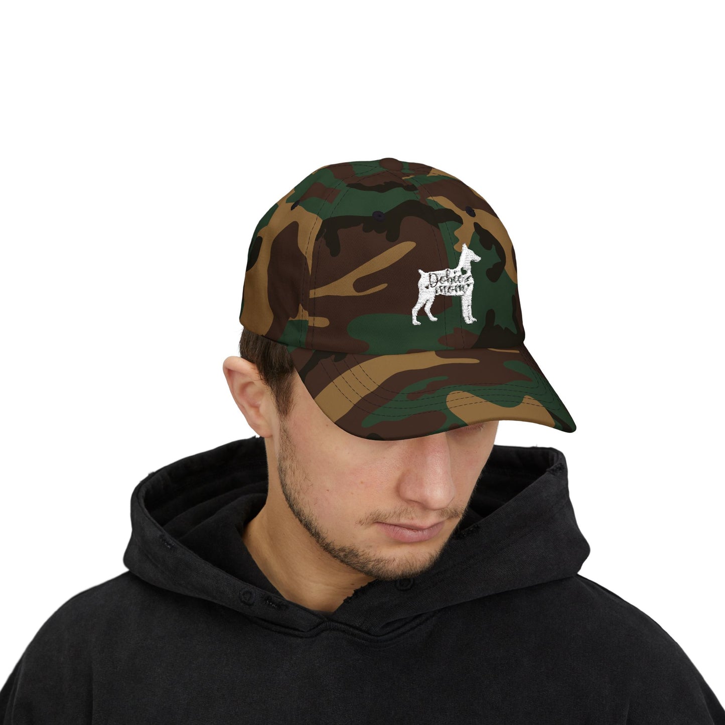 Doberman Mom Embroidered Hat — Classic Cap for Dog Moms