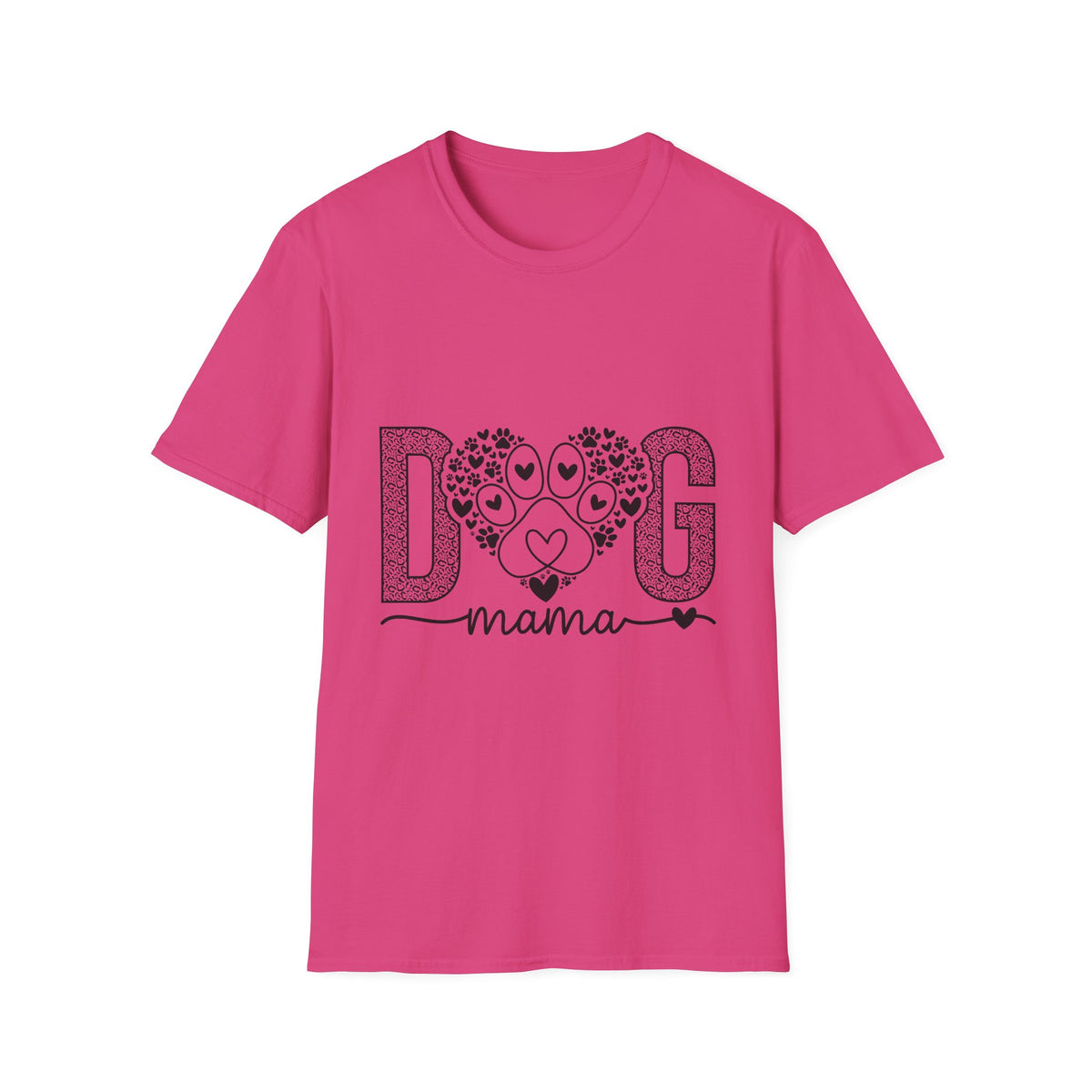 Dog Mama heart paw graphic T-Shirt | Pet lover tee