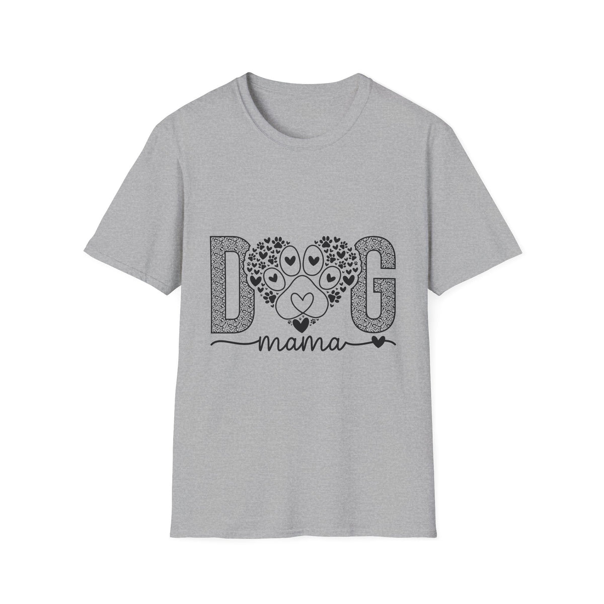 Dog Mama heart paw graphic T-Shirt | Pet lover tee