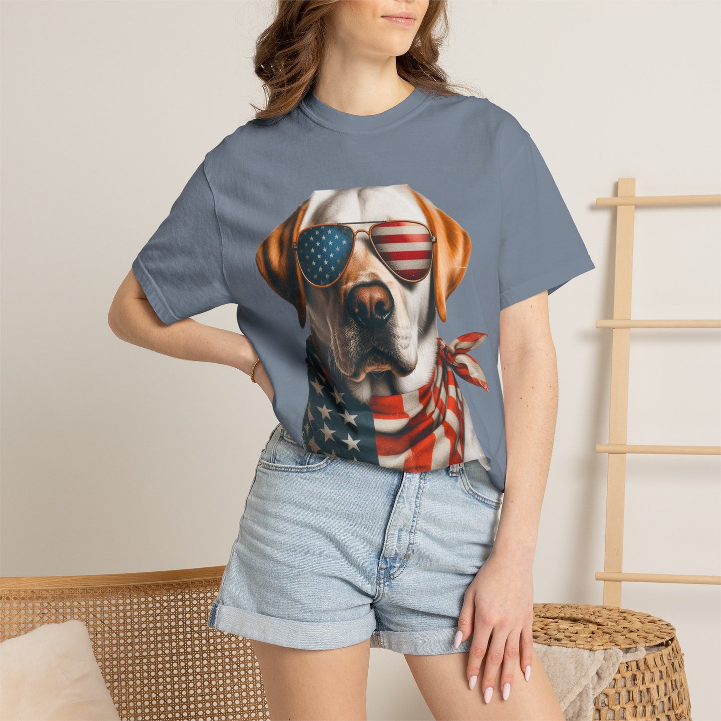 4th of July Dog Breed Shirt T-shirt | Patriotic American Flag Dog Tee