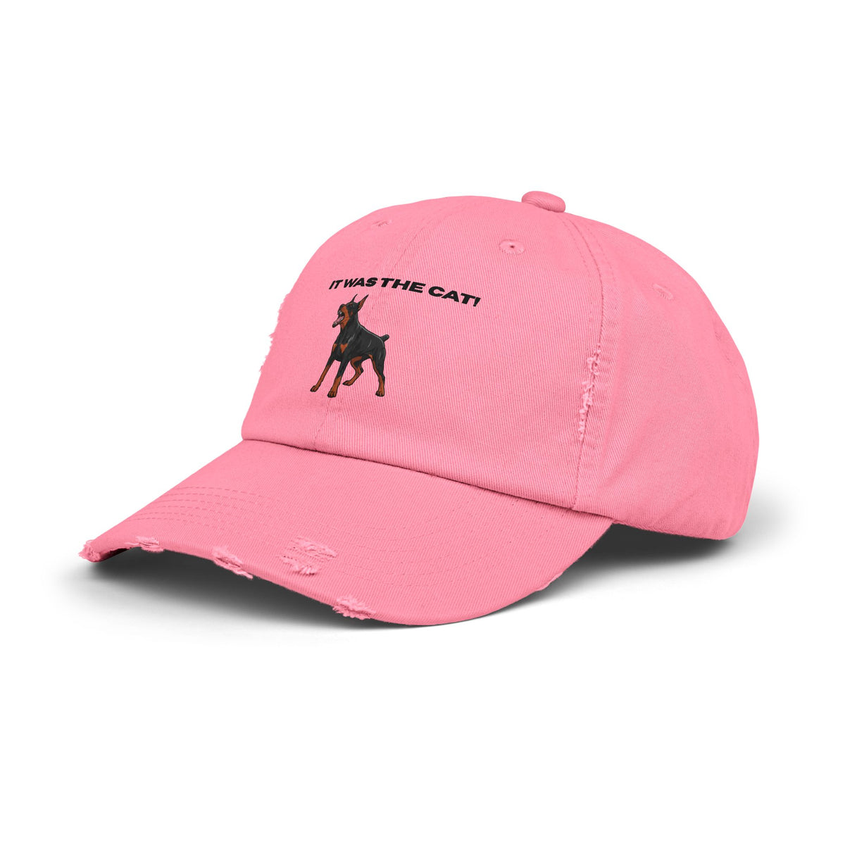 It was the Cat! | Distressed Baseball Hat