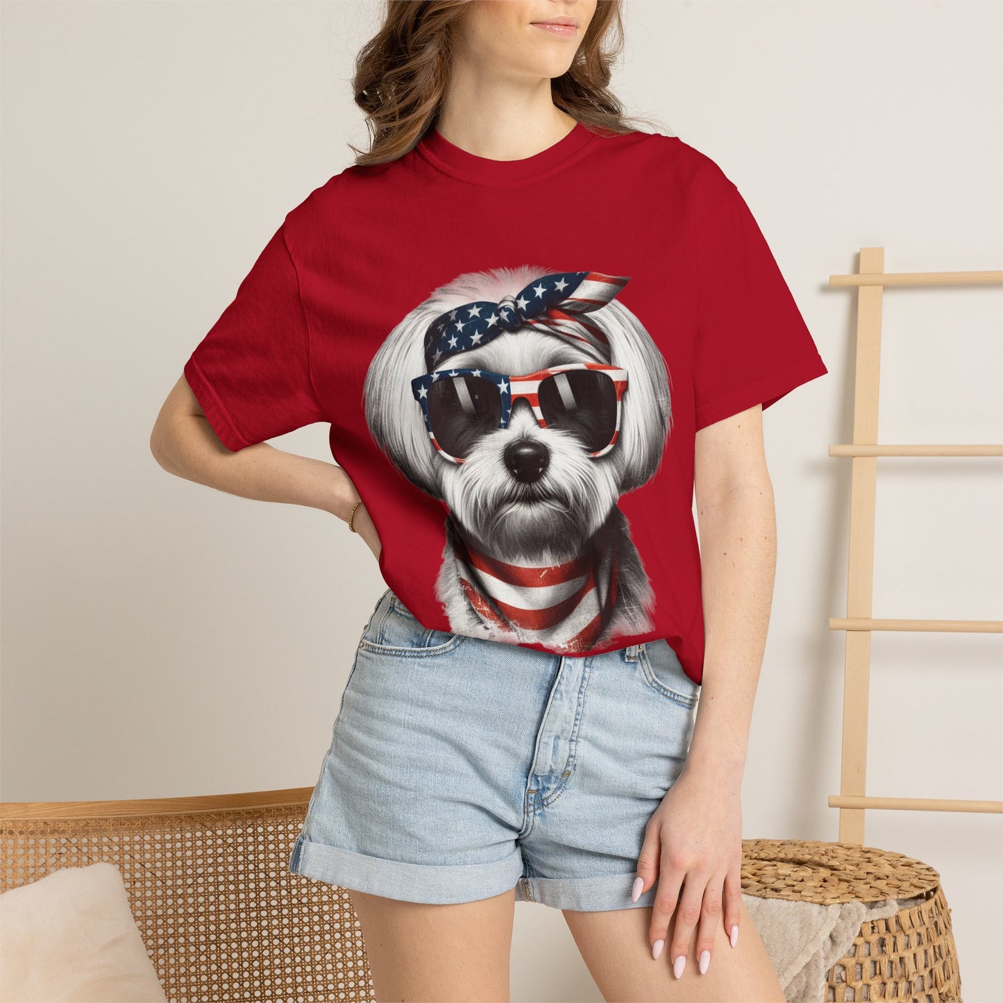 4th of July Dog Breed Shirt T-shirt | Patriotic American Flag Dog Tee