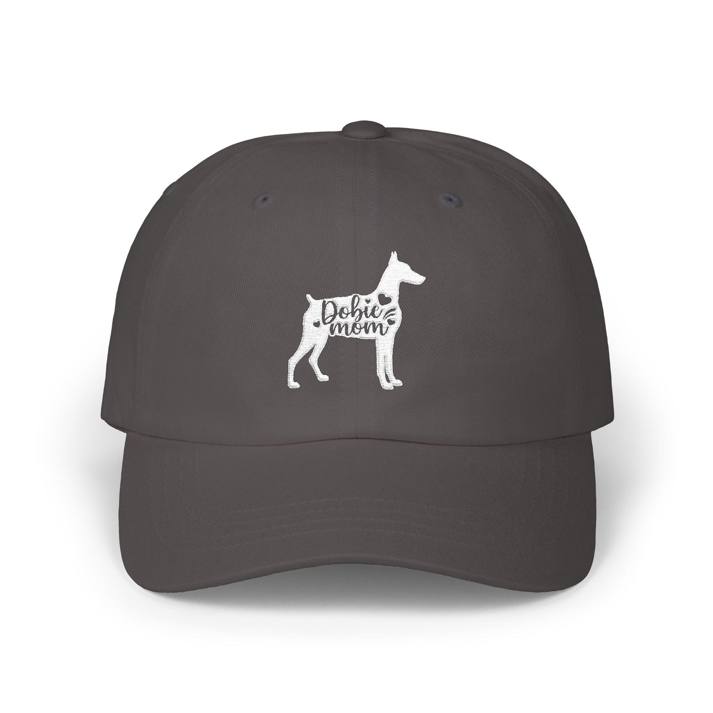 Doberman Mom Embroidered Hat — Classic Cap for Dog Moms
