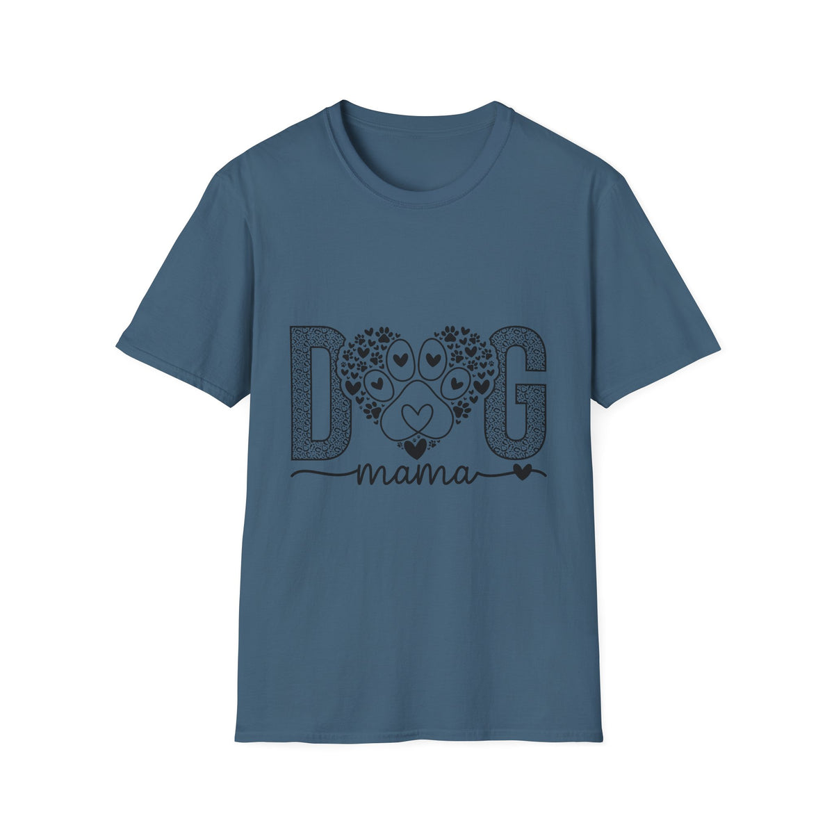 Dog Mama heart paw graphic T-Shirt | Pet lover tee