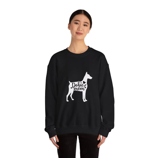 Doberman Mom Sweatshirt — Doberman Lover Crewneck for Dog Moms