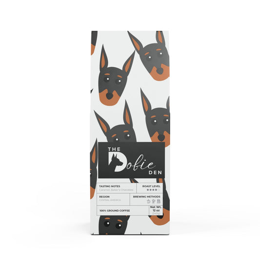 The Dobie Den Coffee Blend (Medium-Dark Roast)
