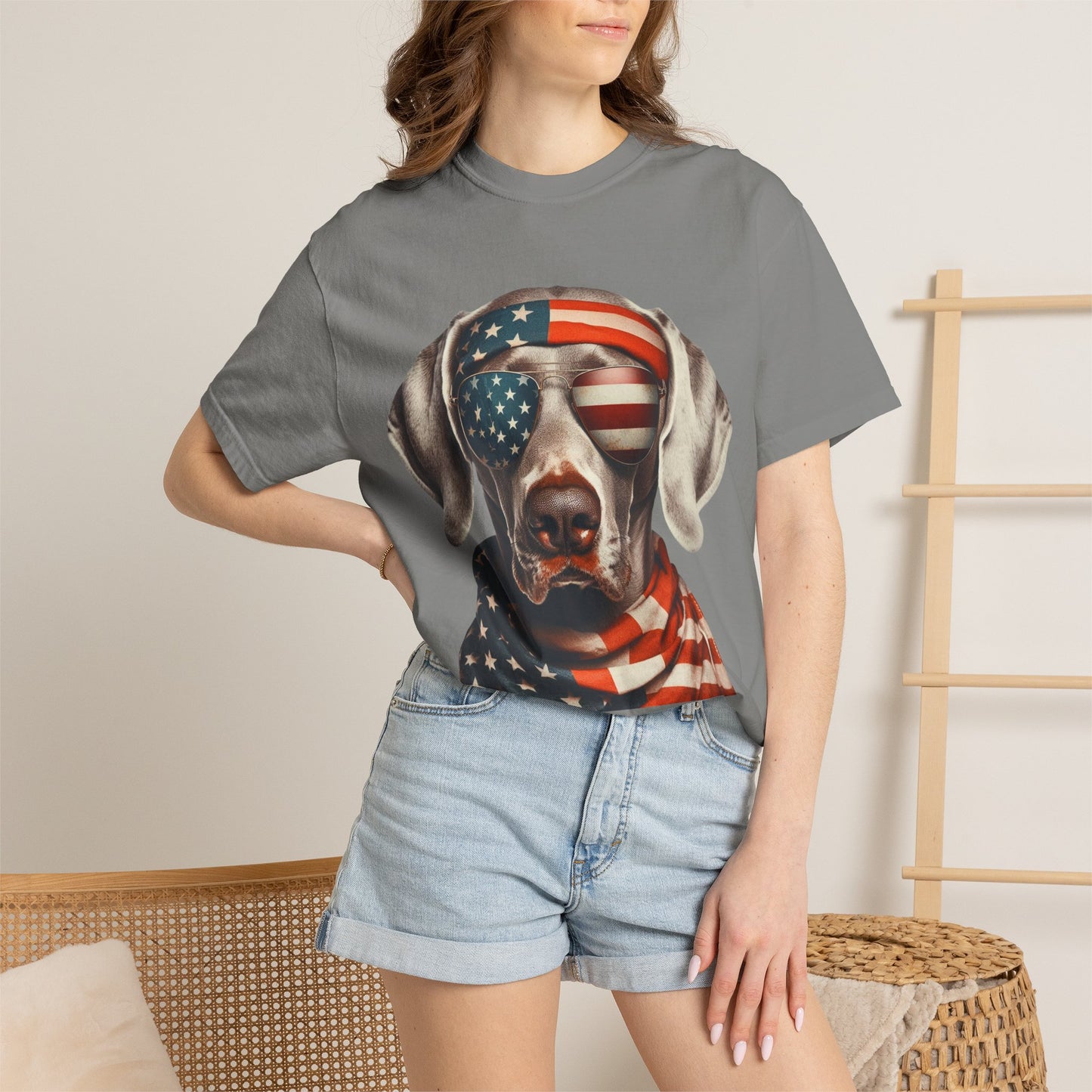 4th of July Dog Breed Shirt T-shirt | Patriotic American Flag Dog Tee