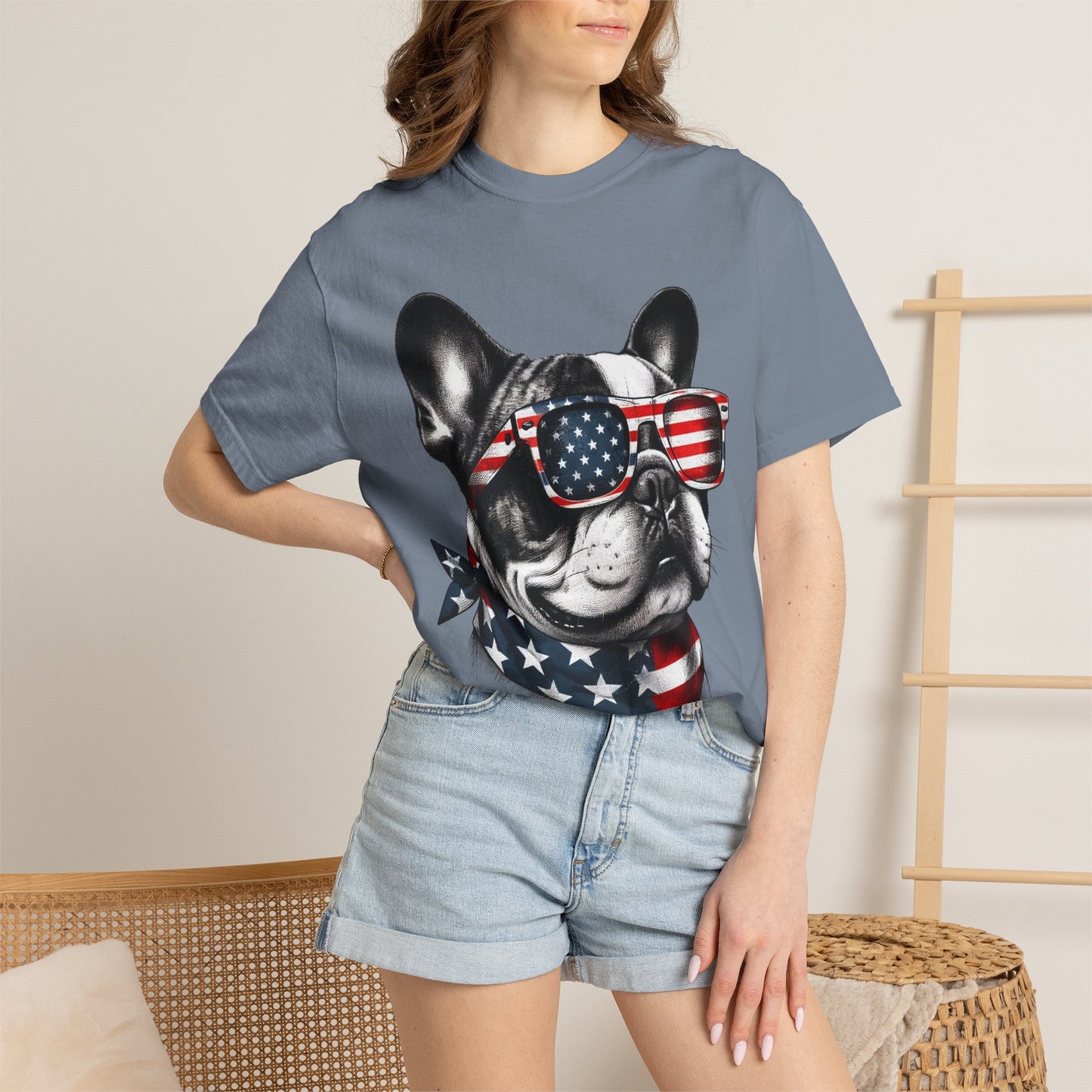 4th of July Dog Breed Shirt T-shirt | Patriotic American Flag Dog Tee