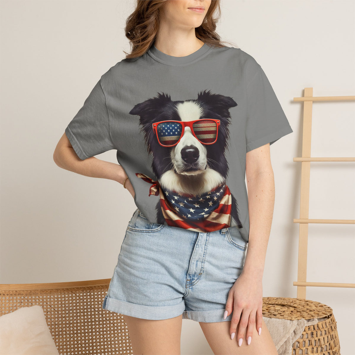 4th of July Dog Breed Shirt T-shirt | Patriotic American Flag Dog Tee