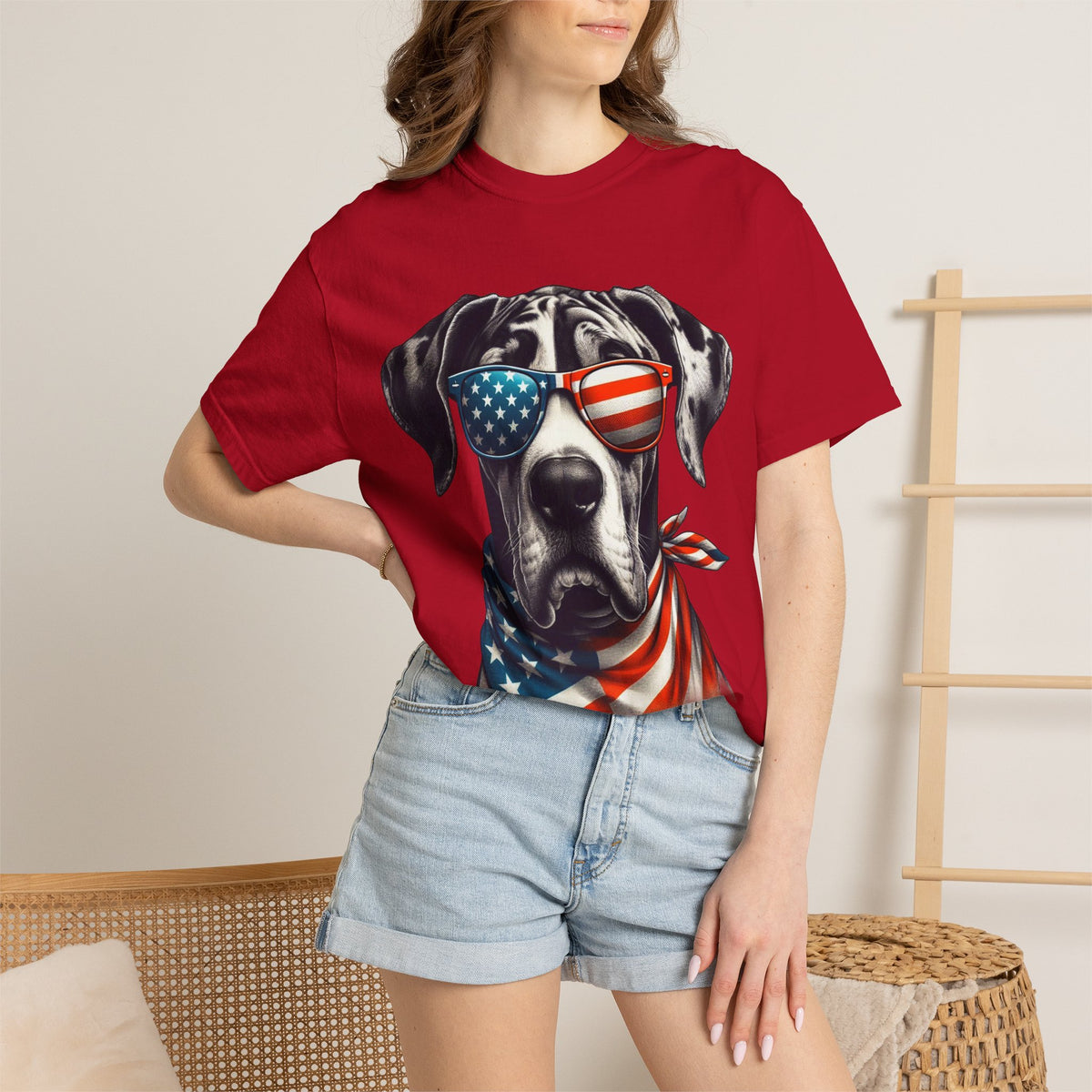 4th of July Dog Breed Shirt T-shirt | Patriotic American Flag Dog Tee