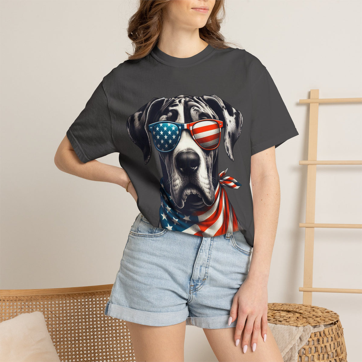 4th of July Dog Breed Shirt T-shirt | Patriotic American Flag Dog Tee