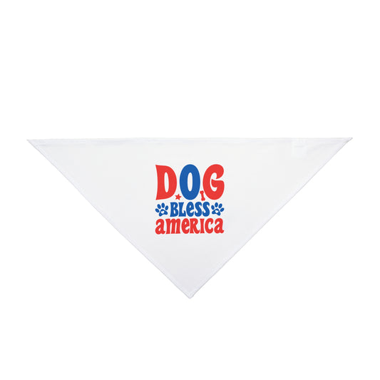 Dog Bless America Pet Bandana - 4th of July