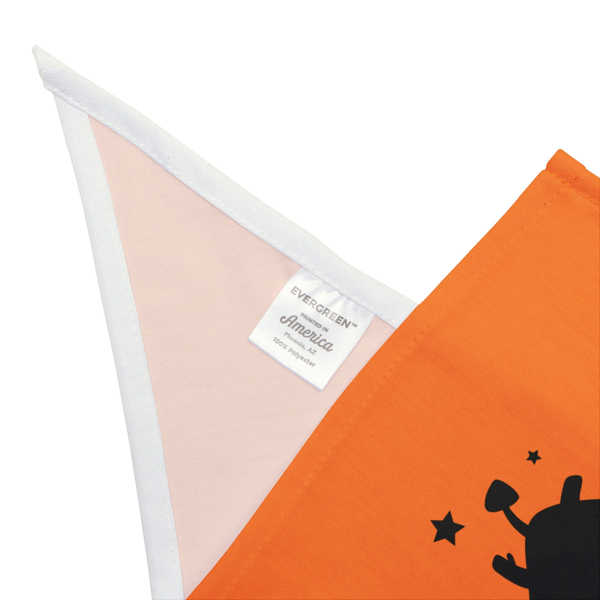 Honir's Orange Pet Bandana with Monster Print - Mommy & Me