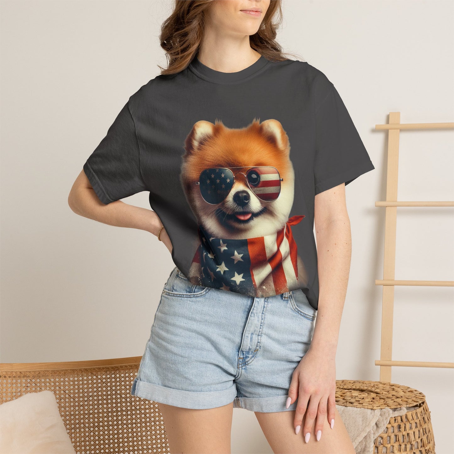 4th of July Dog Breed Shirt T-shirt | Patriotic American Flag Dog Tee