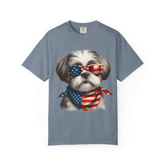 4th of July Dog Breed Shirt T-shirt | Patriotic American Flag Dog Tee